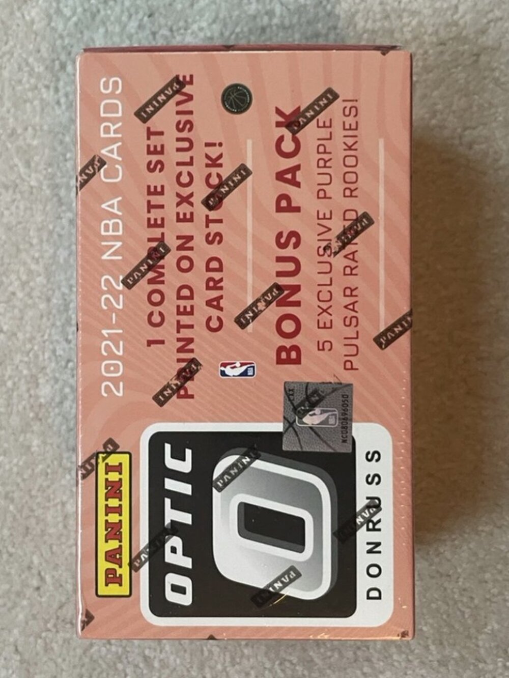 2021-22 Panini Donruss Optic Basketball Factory Set
